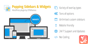 Popping Sidebars and Widgets for WordPress 2.21