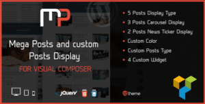 Mega Posts Display for Visual Composer