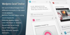 Wordpress Social Timeline 1.8.7
