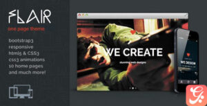 Flair - One Page Responsive WordPress Theme 1.0.13