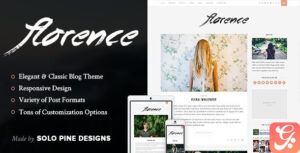 Florence - A Responsive WordPress Blog Theme 1.2.4