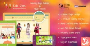 Kids Zone Children And Kids WordPress Theme 5.4