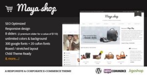 MayaShop - A Flexible Responsive e-Commerce Theme 3.7.2