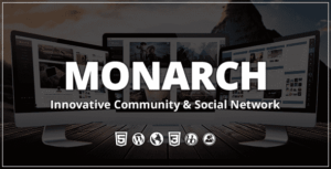Monarch - Innovative WordPress Community Theme 2.0