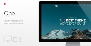 One - The Creative Multipurpose Portfolio theme 1.7.6