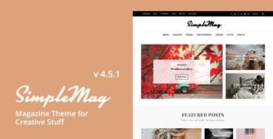SimpleMag - Magazine theme for creative stuff 5.5
