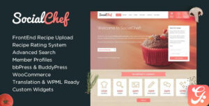 SocialChef - Social Recipe WordPress Theme 1.30