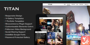 Photography WordPress | Titan for Photography 7.4.8