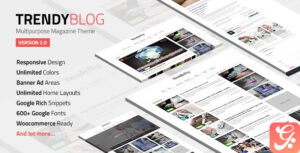 TrendyBlog - Multipurpose Magazine Theme 2.1.0