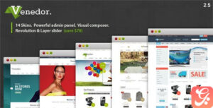 Venedor WordPress + WooCommerce Theme 2.6.2