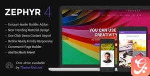 Zephyr Material Design Theme 8.29