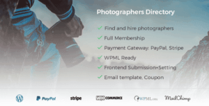 Photographer Directory - WordPress Plugin 1.0.6