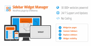 Sidebar And Widget Manager for WordPress 4.6