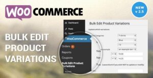 Woocommerce Bulk Edit Variable Products And Prices 2.2.1