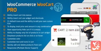 WooCart Pro Dropdown Cart for WooCommerce 2.5.1