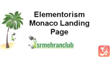 Elementorism Monaco Landing Page 1.0.0