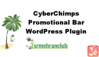 CyberChimps Promotional Bar WordPress Plugin 1.4