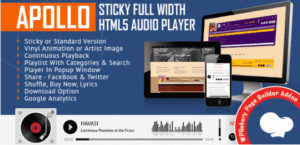 Visual Composer Addon - Apollo Audio Player 2.3