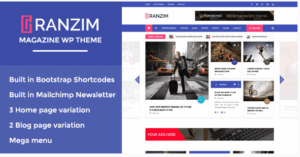 Ranzim - Responsive Magazine WordPress Theme