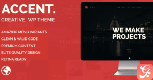 Accent — Creative Responsive WordPress Theme 1.1.1