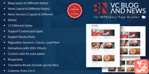 Blog and News Addons for WPBakery Page Builder WP