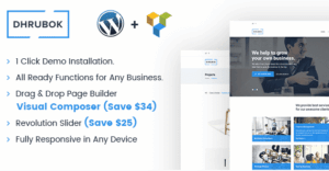 Dhrubok - Responsive Business WordPress Theme 1.2