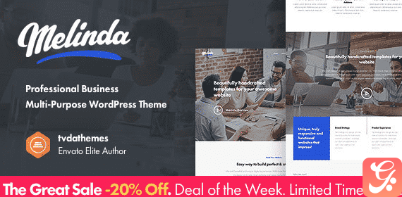 Melinda Multi Purpose WordPress Theme