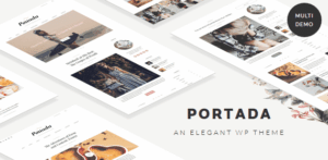 Portada - Elegant Blog Blogging WordPress Theme 2.1