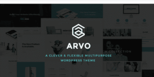Arvo - A Clever & Flexible Multipurpose WordPress 3.0