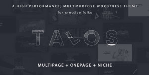 Talos - Creative Multipurpose WordPress Theme 1.3.3