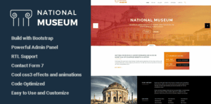 Museum - Responsive WordPress Theme 2.0.2