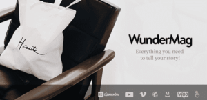 WunderMag - A Responsive Blog & Shop WordPress
