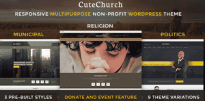 Church, Political, Municipal — CuteChurch WP Theme 2.0.1