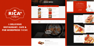Rica Plus - A Delicious Restaurant, Cafe & Pub WP 1.7