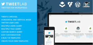 Tweetlab - Twitter slider & Usercard for WordPress