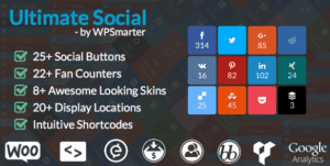 Ultimate Social - Easy Social Share Buttons and Fan Counters for WordPress 7.4