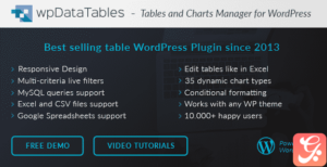 wpDataTables - Tables and Charts Manager for WordPress 6.7.1