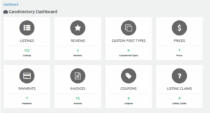 GeoDirectory Dashboard 0.0.1
