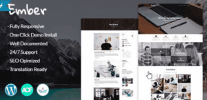 Ember - Digital Marketing Agency WordPress Theme