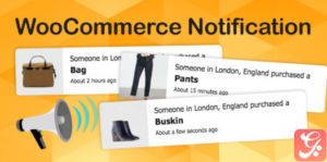 WooCommerce Notification | Boost Your Sales - Live Feed Sales - Recent Sales Popup - Upsells 1.5.6