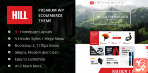 HILL - Premium Responsive WooCommerce Theme 1.5