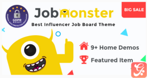 Jobmonster - Job Board WordPress Theme 4.74