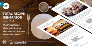Total Recipe Generator - WordPress Recipe Maker with Schema and Nutrition Facts (Elementor addon) 3.2.0