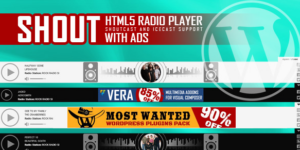 SHOUT - HTML5 Radio Player With Ads - WP Plugin 3.3
