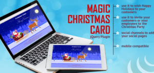 Magic Christmas Card With Animation - WP Plugin 1.0