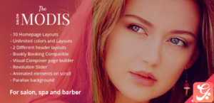 Modis - Salon & Barber WordPress Theme 1.2.1