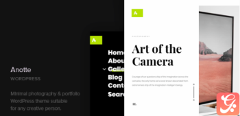 Anotte - Horizontal Photography WordPress Theme 1.7