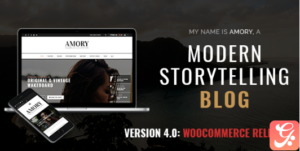 Amory Blog - A Responsive WordPress Blog Theme 4.0