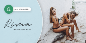 Rima - Personal Blog WordPress Theme 2.1