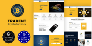 Tradent Cryptocurrency - Bitcoin, Crypto Theme 2.8